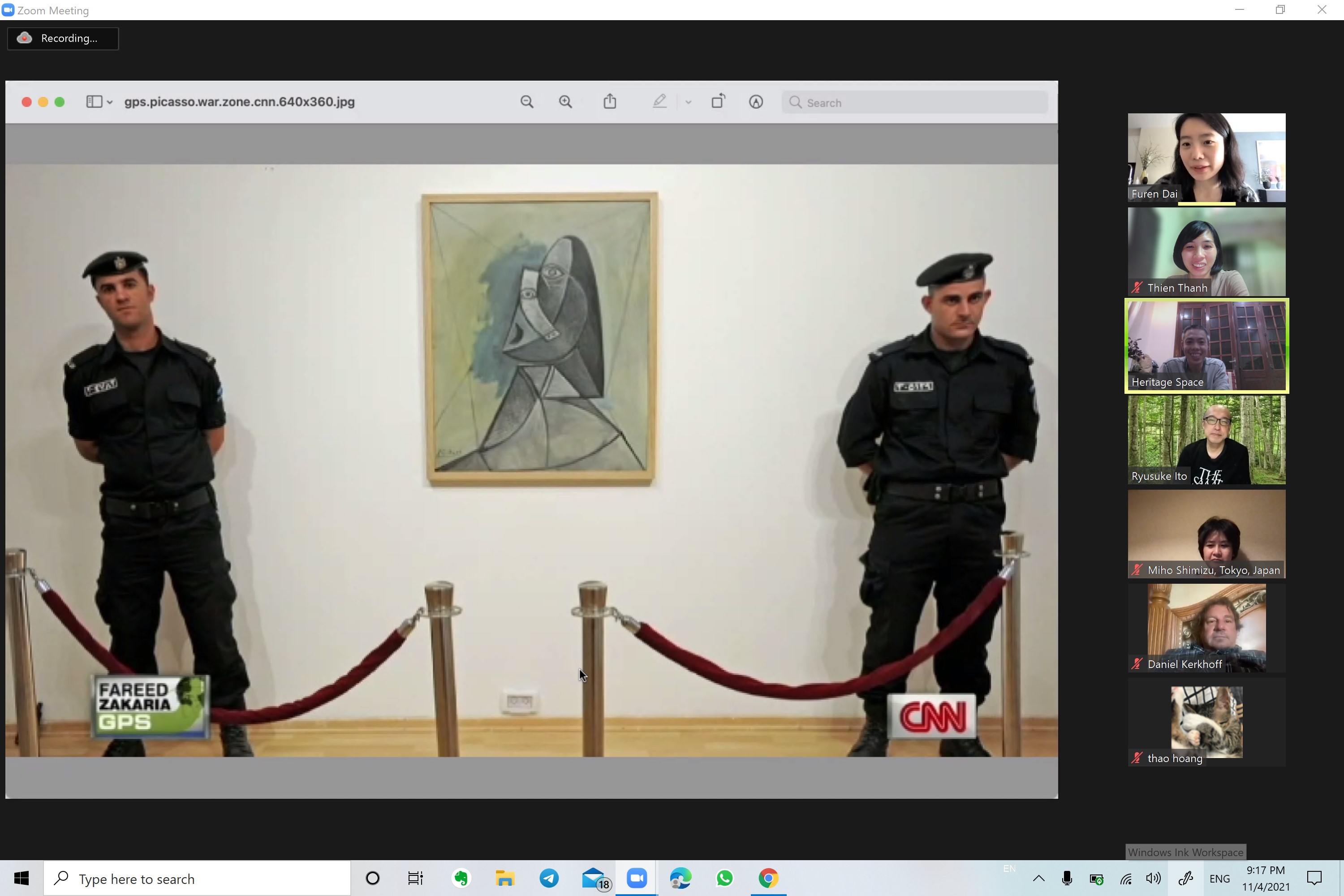 Trên tàn tích của Tương lai, một bài giảng của Furen Dai